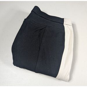 BCBGMaxAzria Leggings Womens Size XS Black Red Tan Colorblock Pants